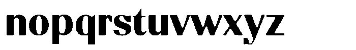 Molgrine Soft Contrast Bold Font LOWERCASE