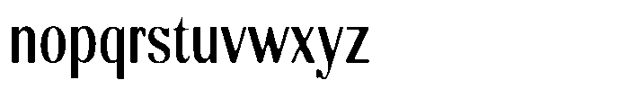 Molgrine Soft Contrast Cond Font LOWERCASE
