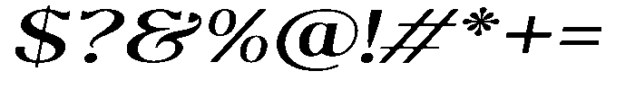 Molgrine Soft Contrast Exp Italic Font OTHER CHARS