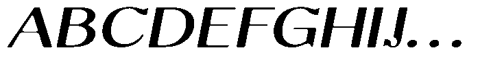 Molgrine Soft Contrast Exp Italic Font UPPERCASE