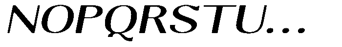 Molgrine Soft Contrast Exp Italic Font UPPERCASE