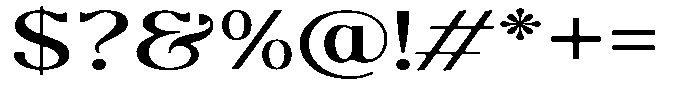 Molgrine Soft Contrast Expanded Font OTHER CHARS