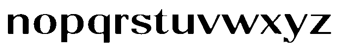 Molgrine Soft Contrast Expanded Font LOWERCASE