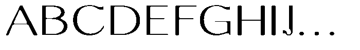 Molgrine Soft Contrast Extra Light Exp Font UPPERCASE