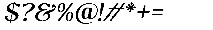 Molgrine Soft Contrast Italic Font OTHER CHARS
