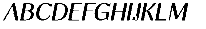 Molgrine Soft Contrast Italic Font UPPERCASE