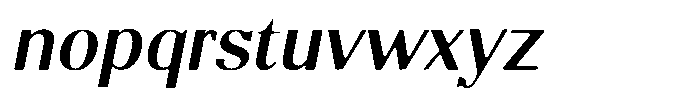 Molgrine Soft Contrast Italic Font LOWERCASE