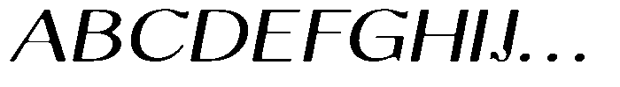 Molgrine Soft Contrast Light Ex Italic Font UPPERCASE