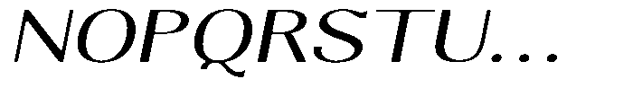 Molgrine Soft Contrast Light Ex Italic Font UPPERCASE