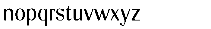 Molgrine Soft Contrast Light Sm Condensed Font LOWERCASE