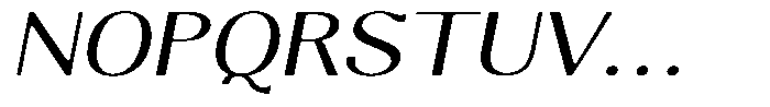 Molgrine Soft Contrast Light Sm Ex Italic Font UPPERCASE