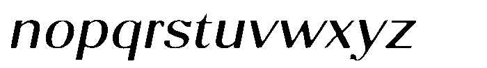 Molgrine Soft Contrast Light Sm Ex Italic Font LOWERCASE