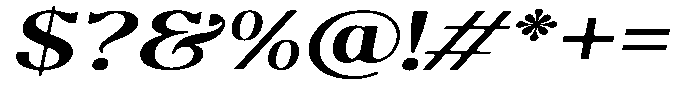 Molgrine Soft Contrast Md Ex Italic Font OTHER CHARS