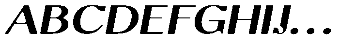 Molgrine Soft Contrast Md Ex Italic Font UPPERCASE