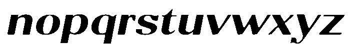 Molgrine Soft Contrast Md Ex Italic Font LOWERCASE
