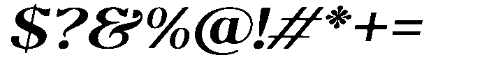 Molgrine Soft Contrast Md Sm Ex Italic Font OTHER CHARS