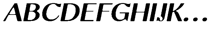 Molgrine Soft Contrast Md Sm Ex Italic Font UPPERCASE