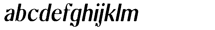 Molgrine Soft Contrast Sm Condensed Italic FONT