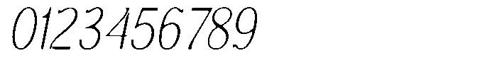 Molgrine Soft Contrast Th Condensed Italic Font OTHER CHARS