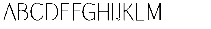Molgrine Soft Contrast Th Sm Condensed Font UPPERCASE