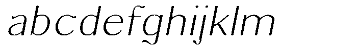 Molgrine Soft Contrast Th Sm Ex Italic FONT