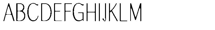 Molgrine Soft Contrast Thin Condensed Font UPPERCASE