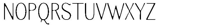 Molgrine Soft Contrast Thin Condensed Font UPPERCASE