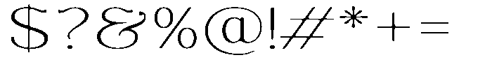 Molgrine Soft Contrast Thin Exp Font OTHER CHARS