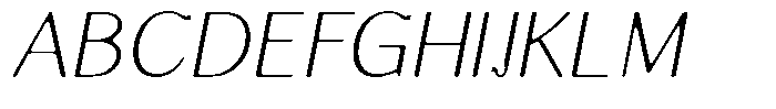 Molgrine Soft Contrast Thin Italic Font UPPERCASE