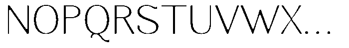 Molgrine Soft Contrast Thin Font UPPERCASE