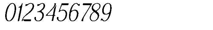 Molgrine Soft Contrast XLt Condensed Italic Font OTHER CHARS