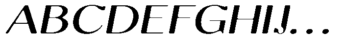 Molgrine Soft Expanded Italic Font UPPERCASE