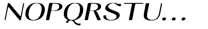 Molgrine Soft Expanded Italic Font UPPERCASE