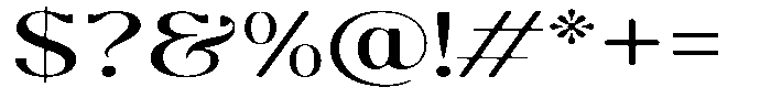 Molgrine Soft Expanded Font OTHER CHARS