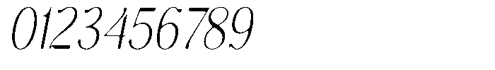 Molgrine Soft Extra Light Condensed Italic Font OTHER CHARS