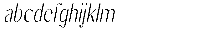 Molgrine Soft Extra Light Condensed Italic FONT