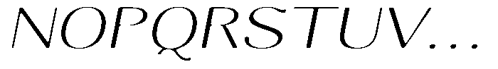 Molgrine Soft Extra Light Exp Italic Font UPPERCASE