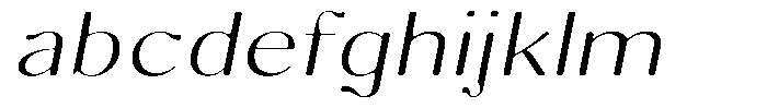 Molgrine Soft Extra Light Exp Italic FONT