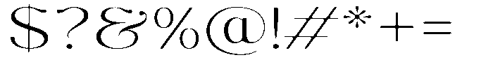 Molgrine Soft Extra Light Exp Font OTHER CHARS