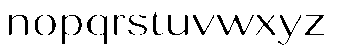 Molgrine Soft Extra Light Exp Font LOWERCASE