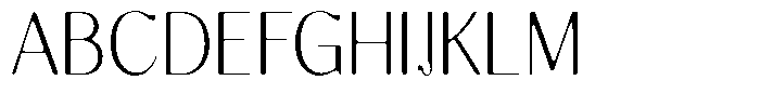 Molgrine Soft Extra Light Sem Condensed Font UPPERCASE
