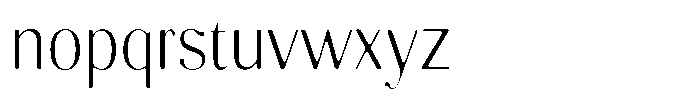 Molgrine Soft Extra Light Sem Condensed Font LOWERCASE