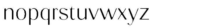 Molgrine Soft Extra Light Font LOWERCASE
