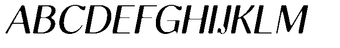 Molgrine Soft Italic Font UPPERCASE