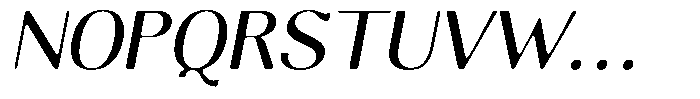 Molgrine Soft Italic Font UPPERCASE
