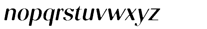 Molgrine Soft Italic Font LOWERCASE