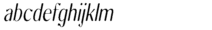 Molgrine Soft Light Condensed Italic FONT