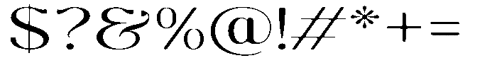 Molgrine Soft Light Expanded Font OTHER CHARS