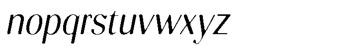 Molgrine Soft Light Sem Condensed Italic Font LOWERCASE