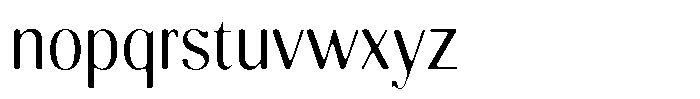 Molgrine Soft Light Sem Condensed Font LOWERCASE